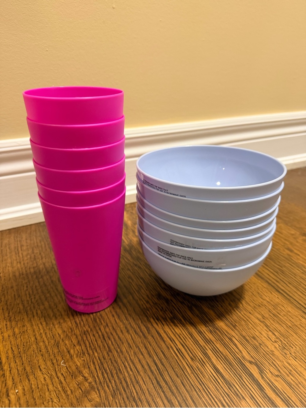 SHOPPERS DRUG MART Plastic Drinking Cups & Bowls Dishwasher Safe BRAND NEW X 13